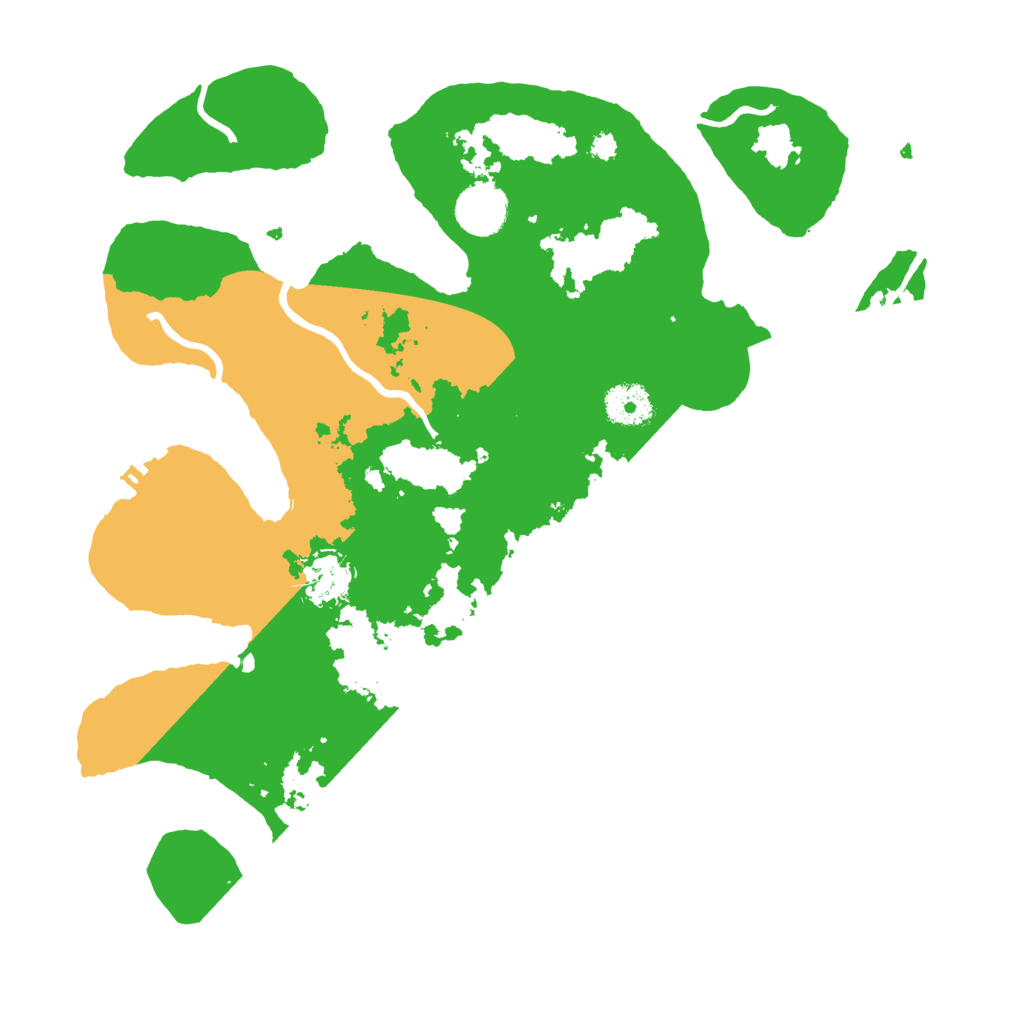 Biome Rust Map: Procedural Map, Size: 3500, Seed: 5534643