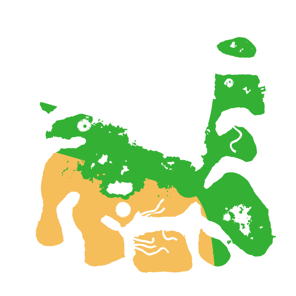 Biome Rust Map: Procedural Map, Size: 3500, Seed: 1909076