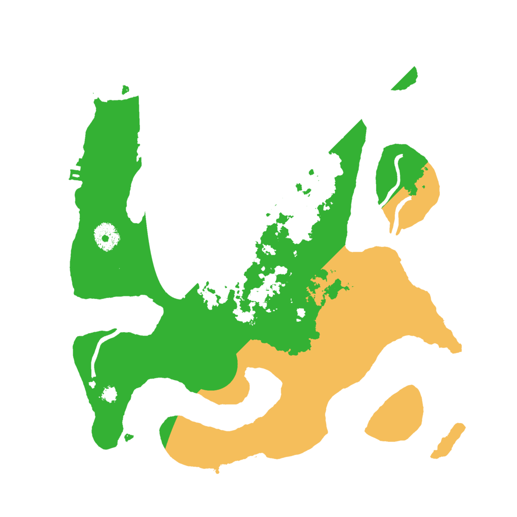 Biome Rust Map: Procedural Map, Size: 3000, Seed: 6947