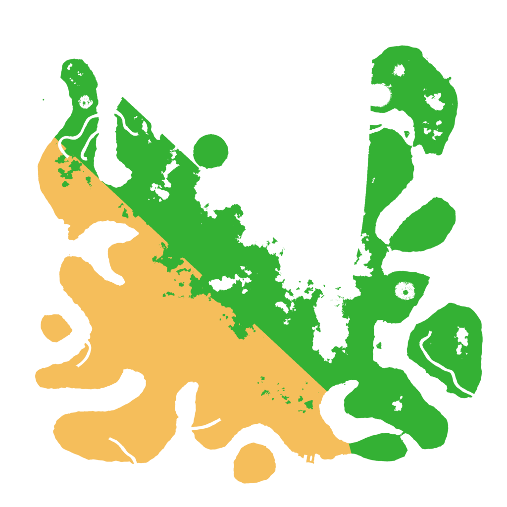 Biome Rust Map: Procedural Map, Size: 4000, Seed: 8542