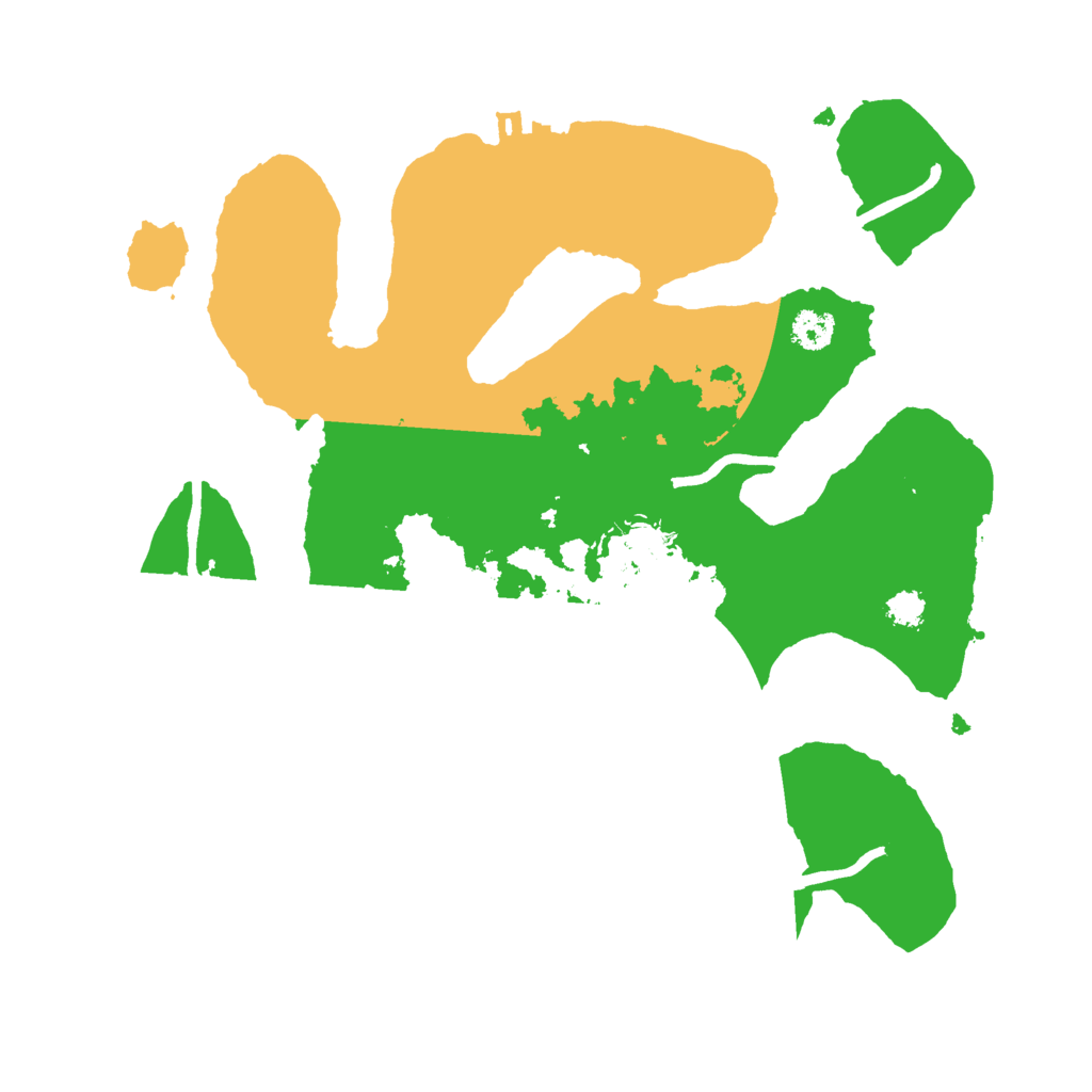 Biome Rust Map: Procedural Map, Size: 2700, Seed: 1630296596