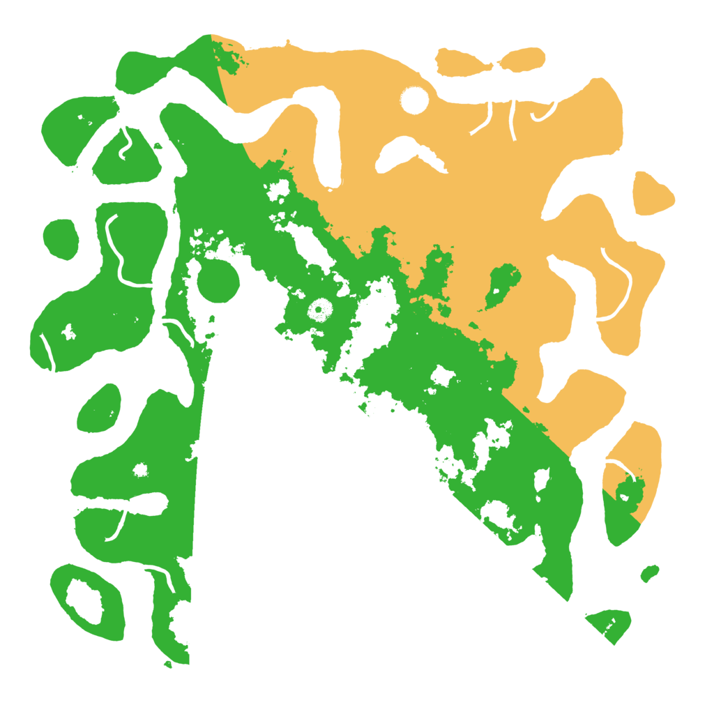 Biome Rust Map: Procedural Map, Size: 4500, Seed: 3820744