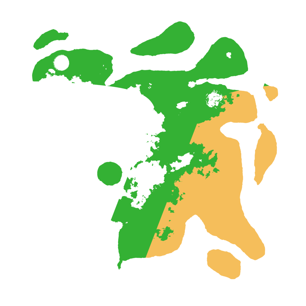 Biome Rust Map: Barren, Size: 3500, Seed: 3370168