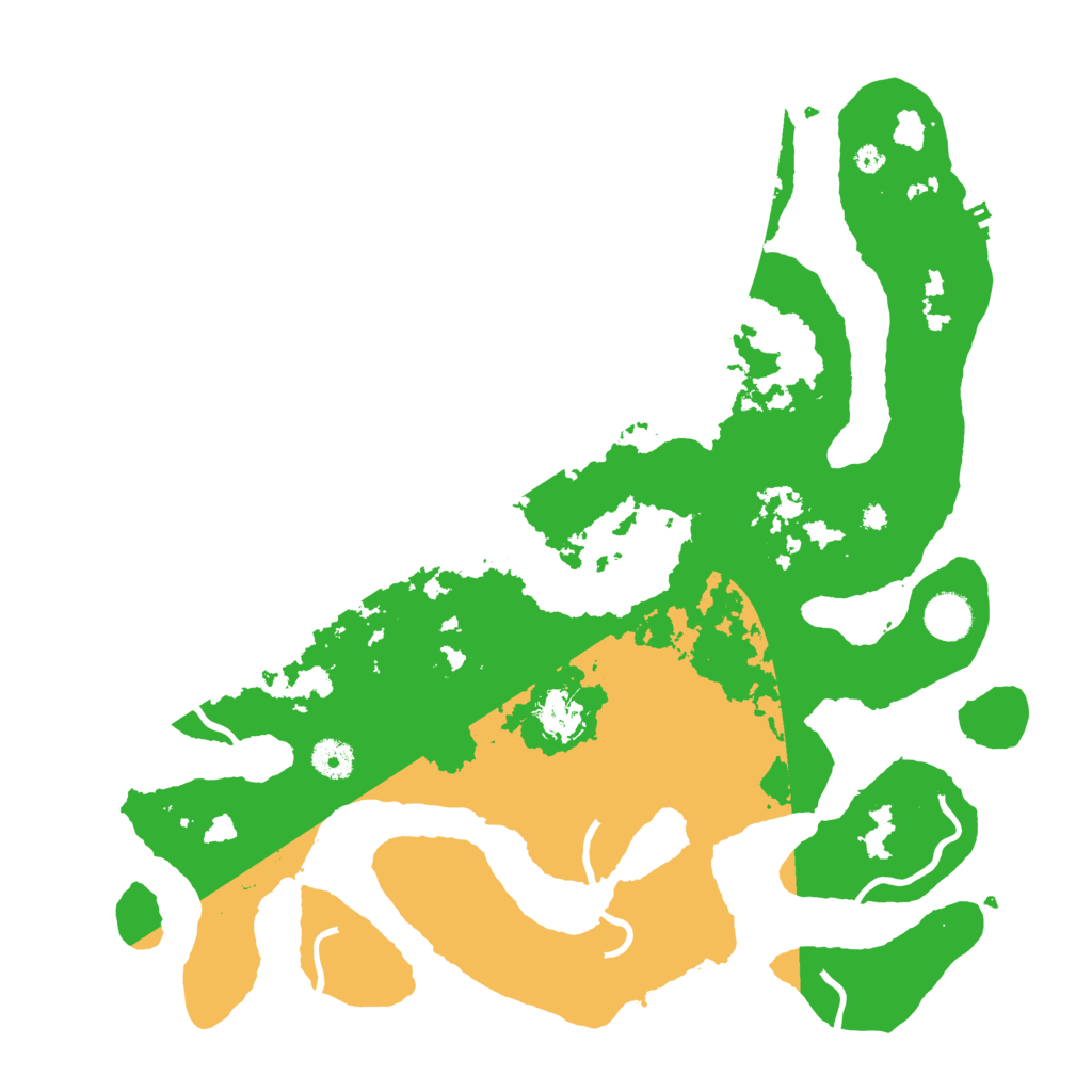 Biome Rust Map: Procedural Map, Size: 4000, Seed: 34311