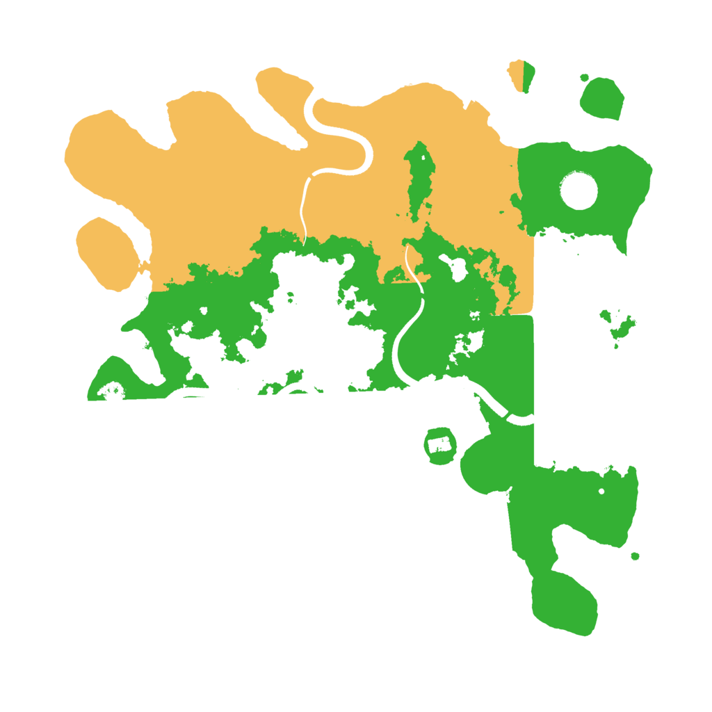 Biome Rust Map: Procedural Map, Size: 3500, Seed: 2007953766