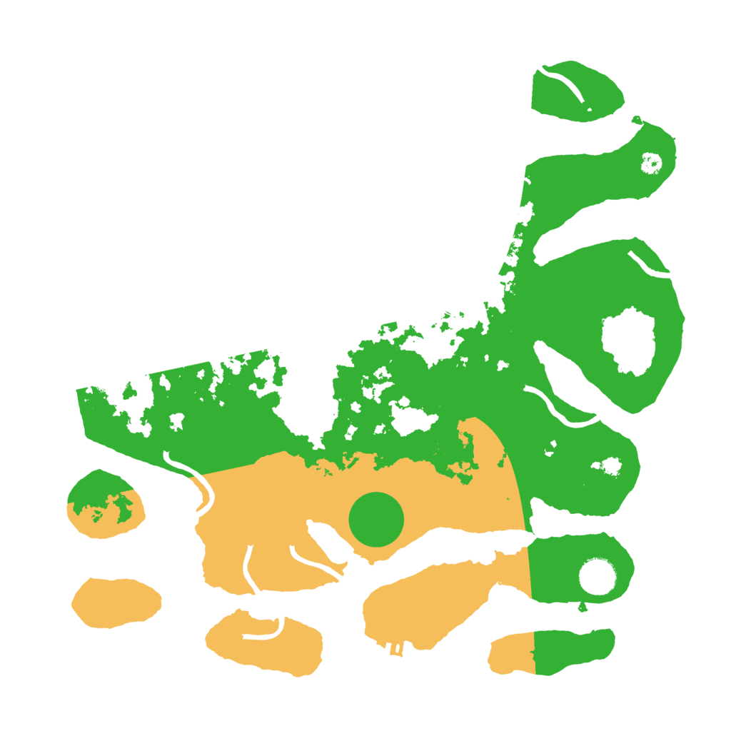 Biome Rust Map: Procedural Map, Size: 3500, Seed: 6120536