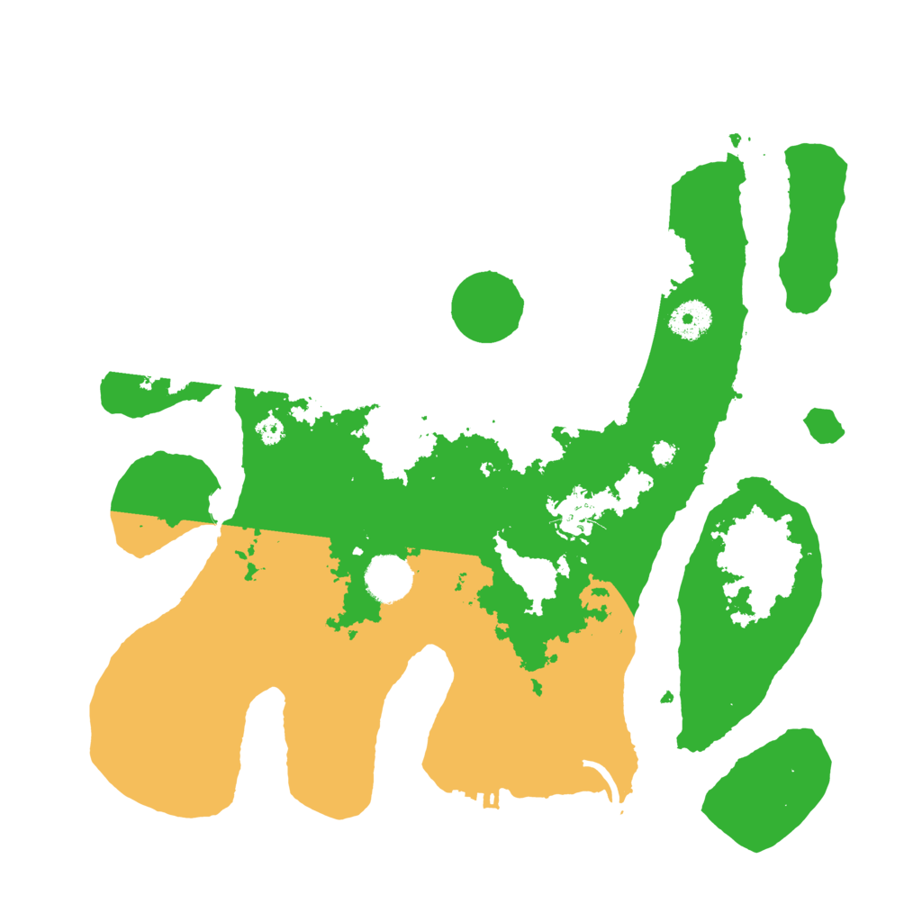 Biome Rust Map: Procedural Map, Size: 3500, Seed: 1907810666