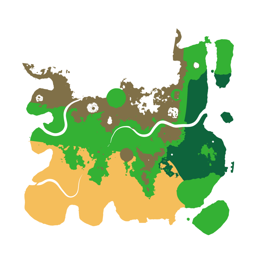 Biome Rust Map: Procedural Map, Size: 3500, Seed: 1907810666