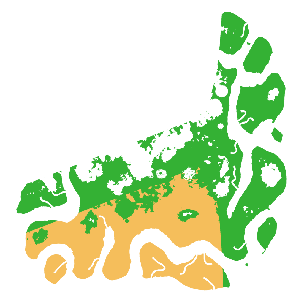 Biome Rust Map: Procedural Map, Size: 4500, Seed: 2654607