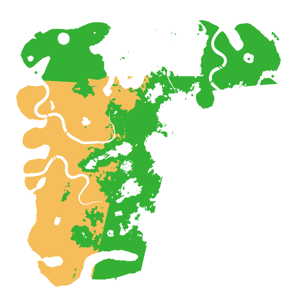 Biome Rust Map: Procedural Map, Size: 4500, Seed: 779092183