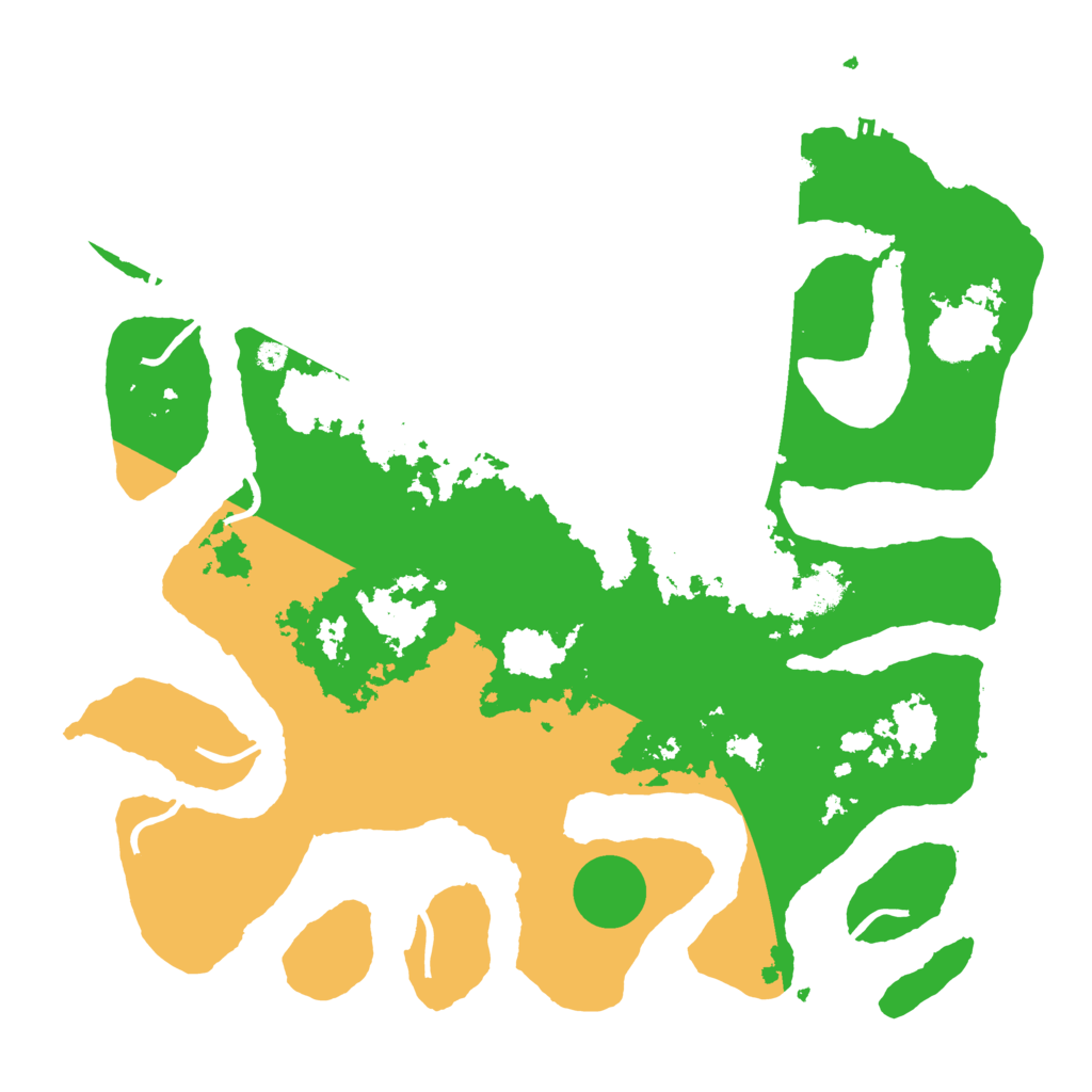 Biome Rust Map: Procedural Map, Size: 3950, Seed: 1204256191