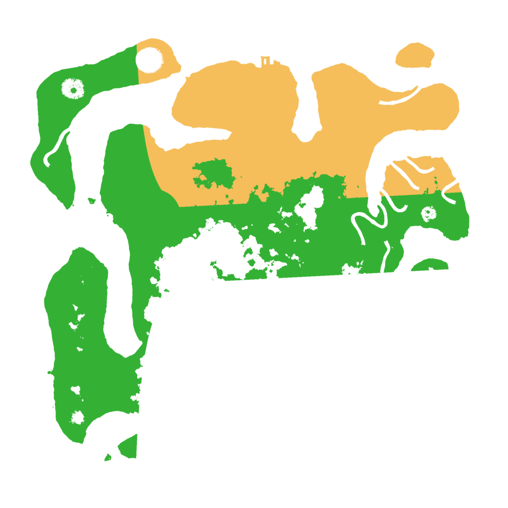 Biome Rust Map: Procedural Map, Size: 3500, Seed: 4694022