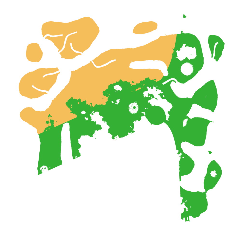 Biome Rust Map: Procedural Map, Size: 3500, Seed: 415825