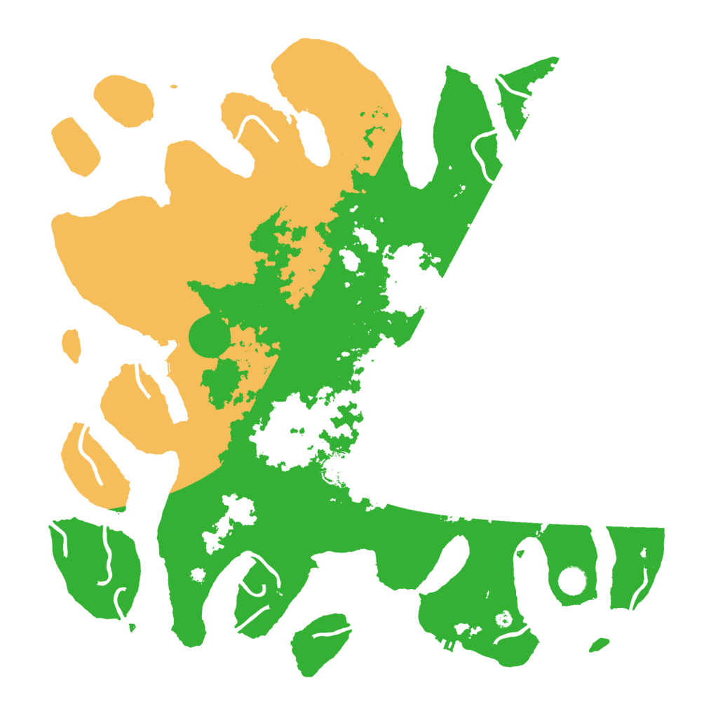 Biome Rust Map: Procedural Map, Size: 4500, Seed: 597704