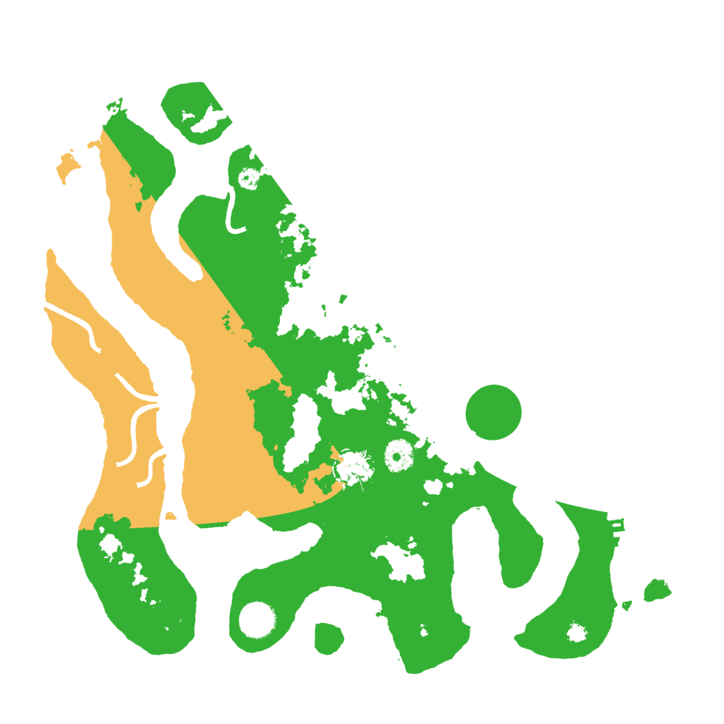 Biome Rust Map: Procedural Map, Size: 3500, Seed: 3831030