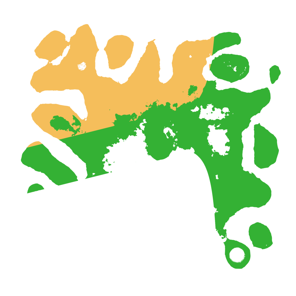 Biome Rust Map: Barren, Size: 3500, Seed: 2561386