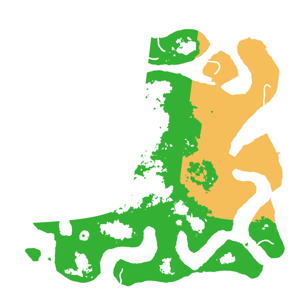 Biome Rust Map: Procedural Map, Size: 4500, Seed: 1024966874