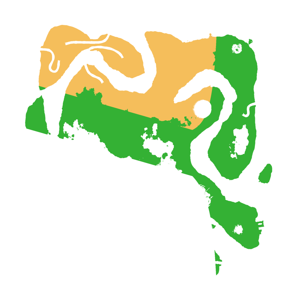 Biome Rust Map: Procedural Map, Size: 3000, Seed: 46671