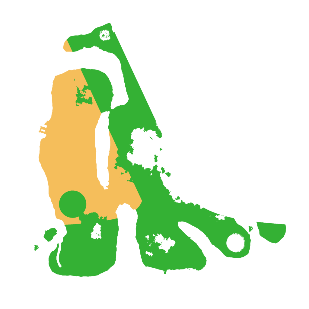 Biome Rust Map: Procedural Map, Size: 3000, Seed: 606363611