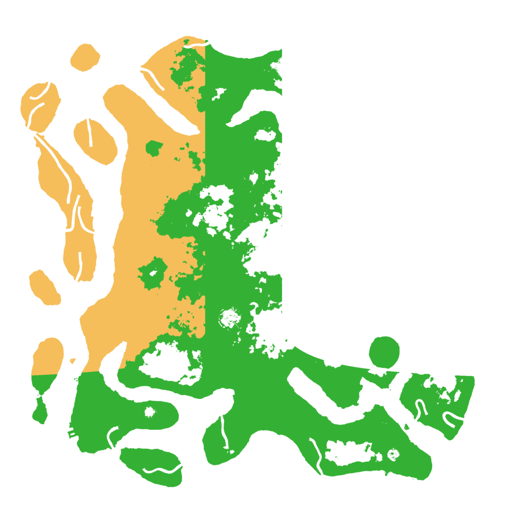 Biome Rust Map: Procedural Map, Size: 4500, Seed: 4631205