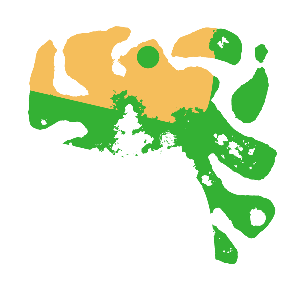 Biome Rust Map: Barren, Size: 3500, Seed: 1835461