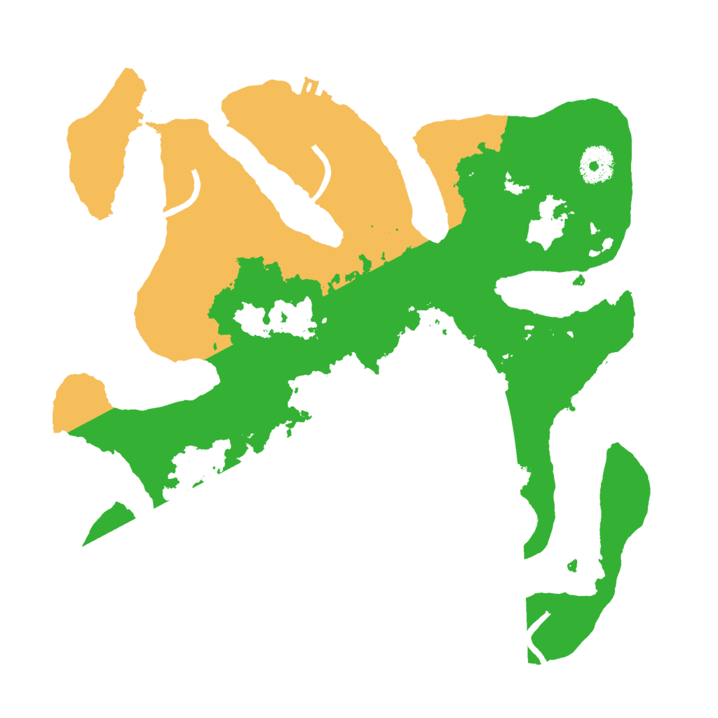 Biome Rust Map: Procedural Map, Size: 3000, Seed: 1619041532