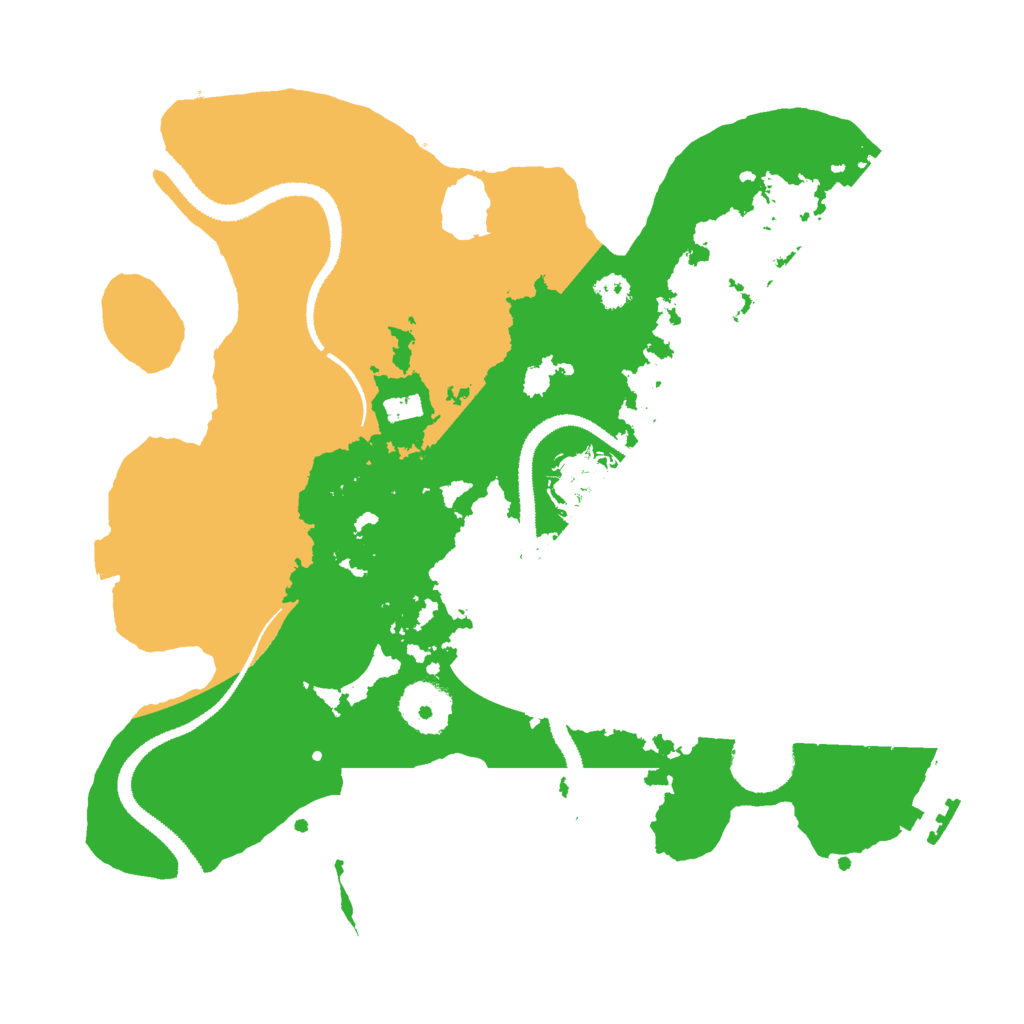Biome Rust Map: Procedural Map, Size: 3000, Seed: 1272707853