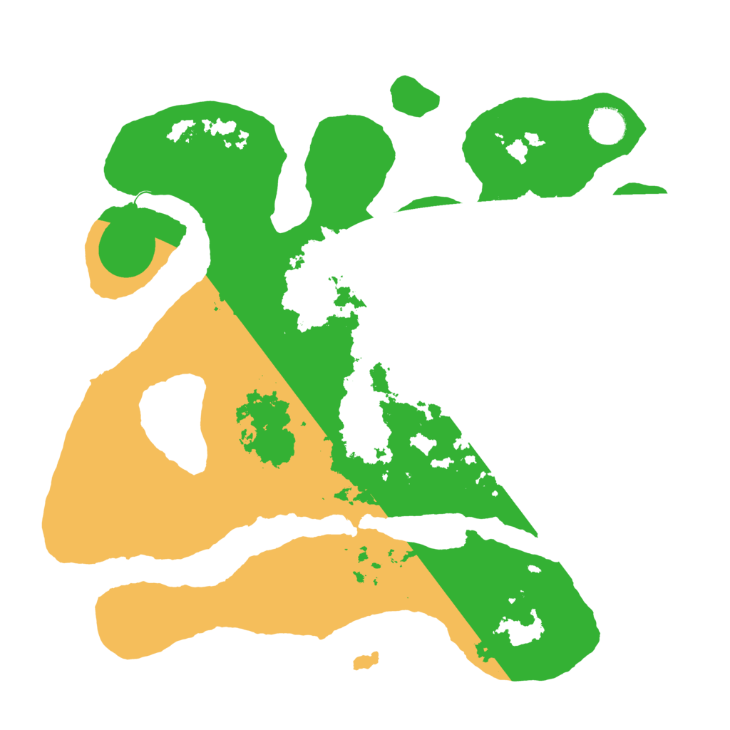 Biome Rust Map: Barren, Size: 3500, Seed: 5968338