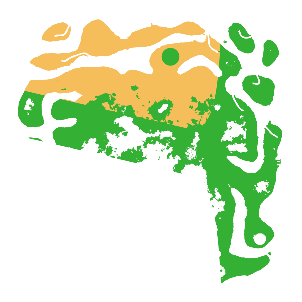 Biome Rust Map: Procedural Map, Size: 4500, Seed: 4172855