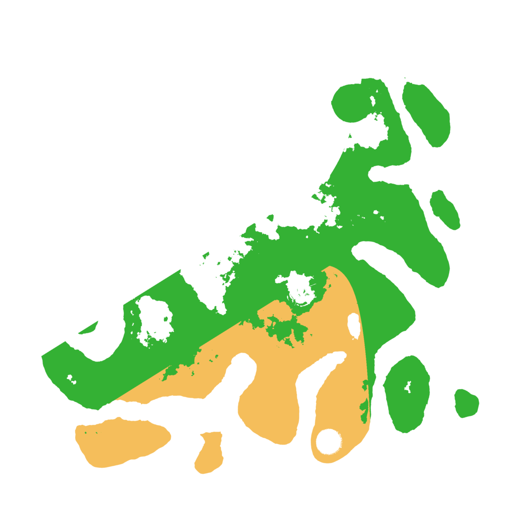 Biome Rust Map: Barren, Size: 3500, Seed: 1290894