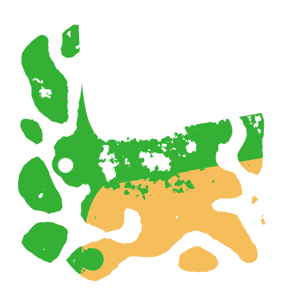 Biome Rust Map: Barren, Size: 3500, Seed: 861221