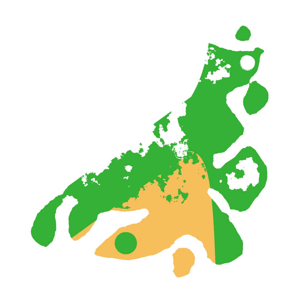 Biome Rust Map: Barren, Size: 3500, Seed: 2411540