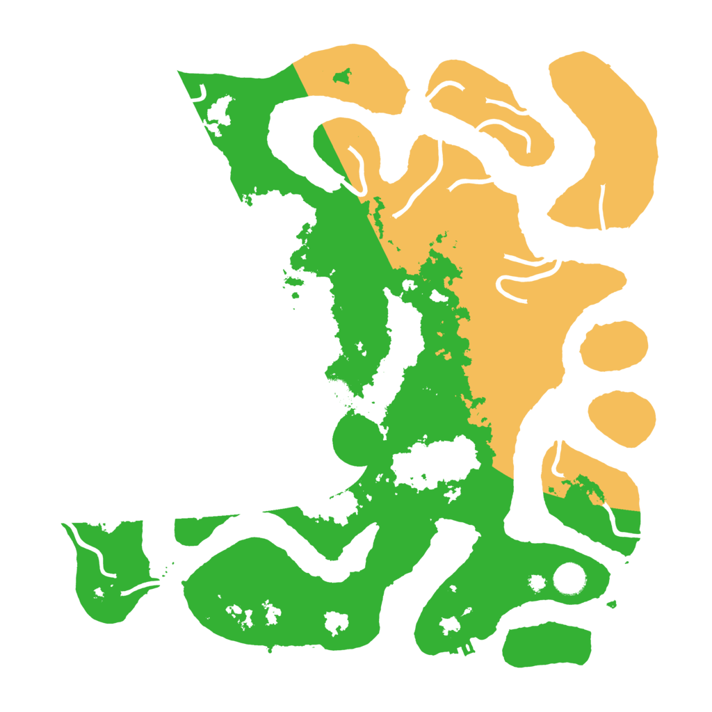 Biome Rust Map: Procedural Map, Size: 3901, Seed: 123456