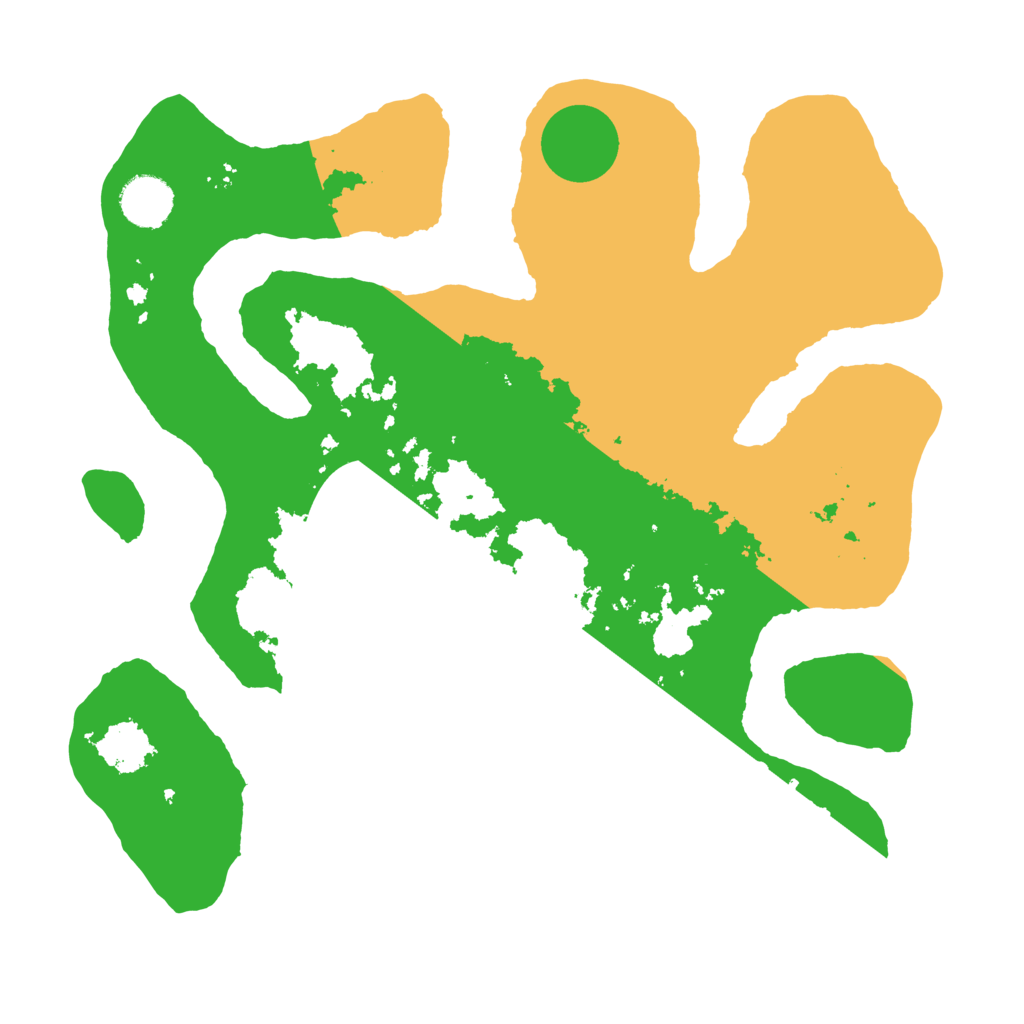 Biome Rust Map: Barren, Size: 3500, Seed: 2397586