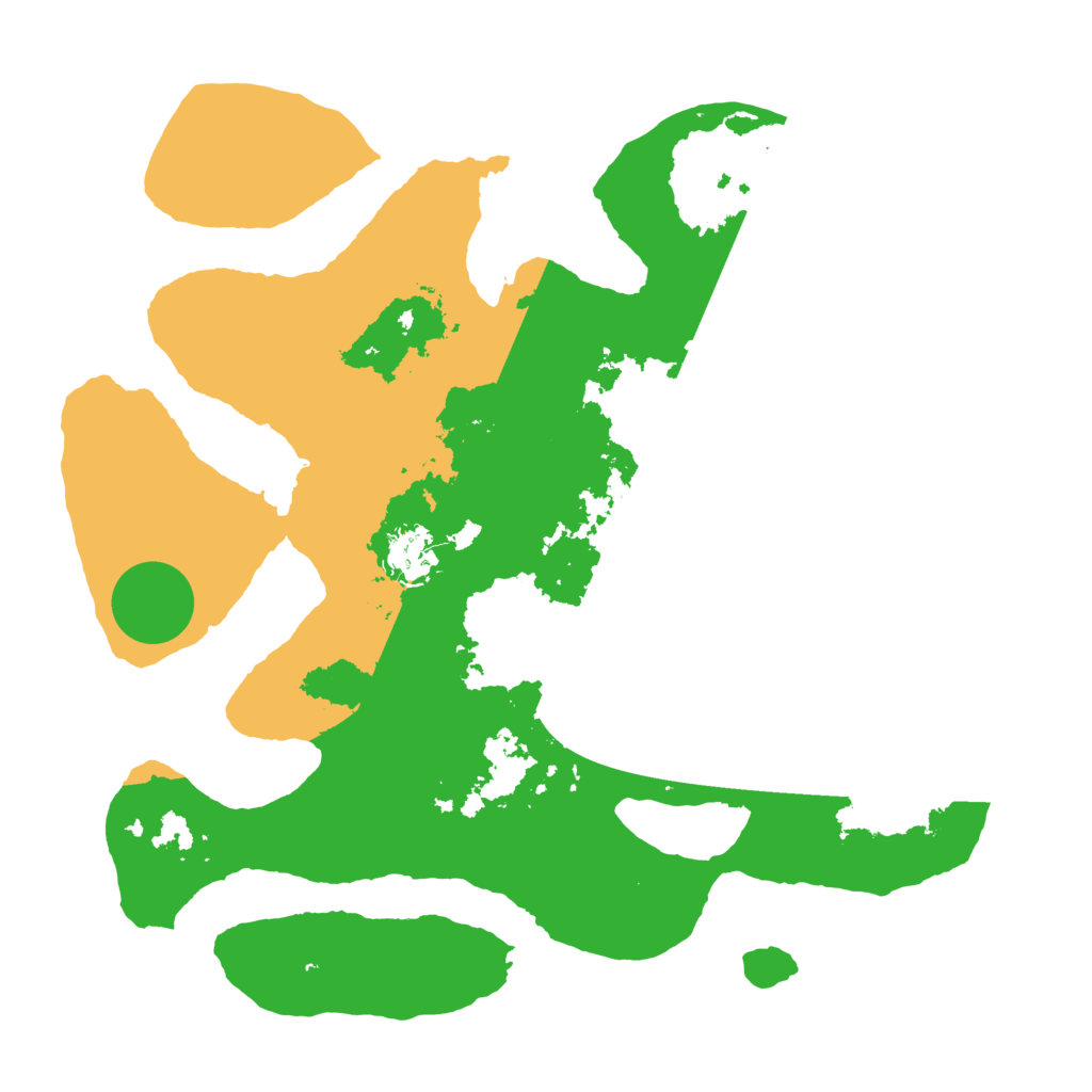 Biome Rust Map: Barren, Size: 3500, Seed: 728137