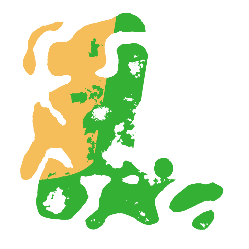 Biome Rust Map: Barren, Size: 3500, Seed: 1016944