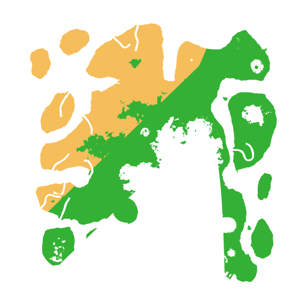 Biome Rust Map: Procedural Map, Size: 3500, Seed: 588265