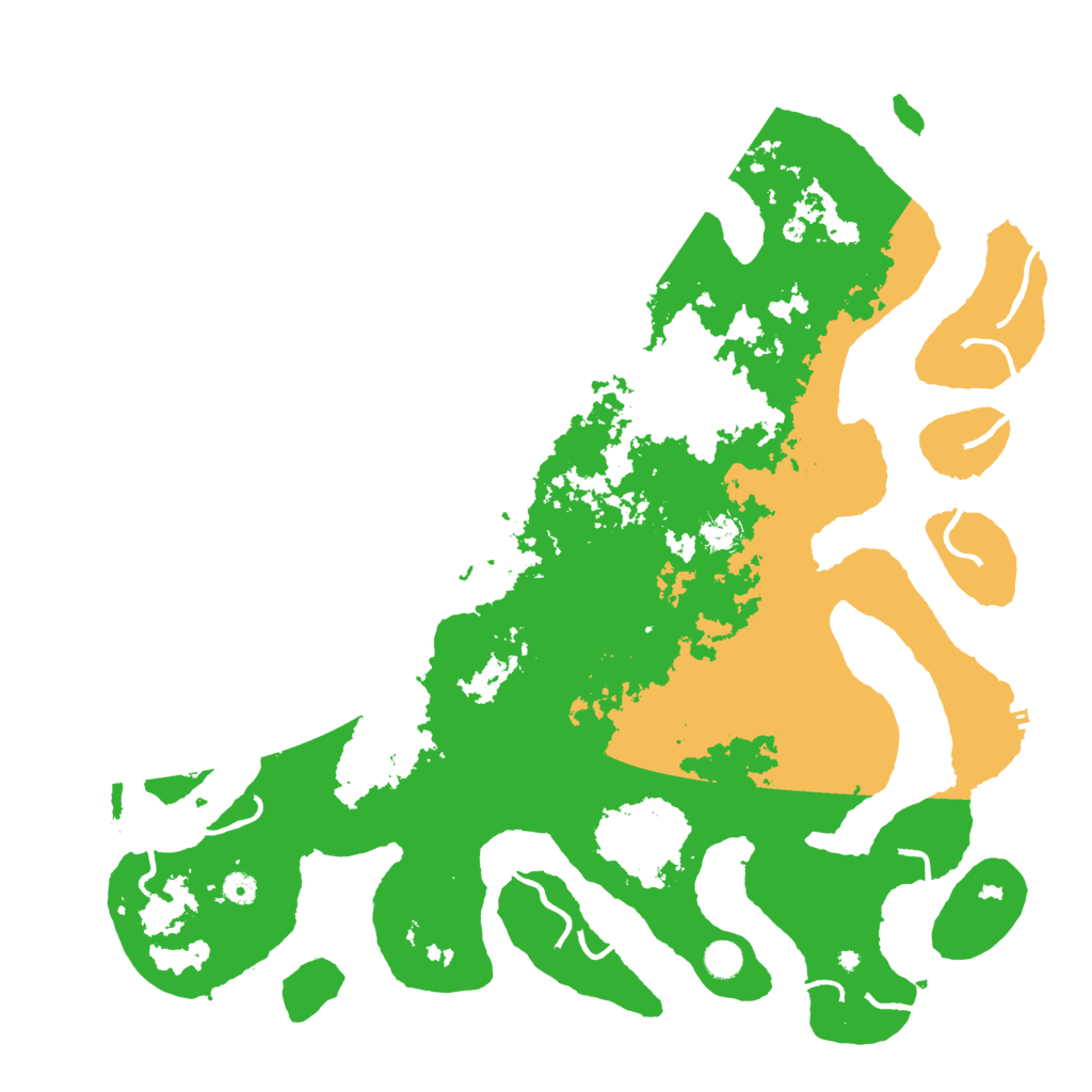 Biome Rust Map: Procedural Map, Size: 5000, Seed: 850545