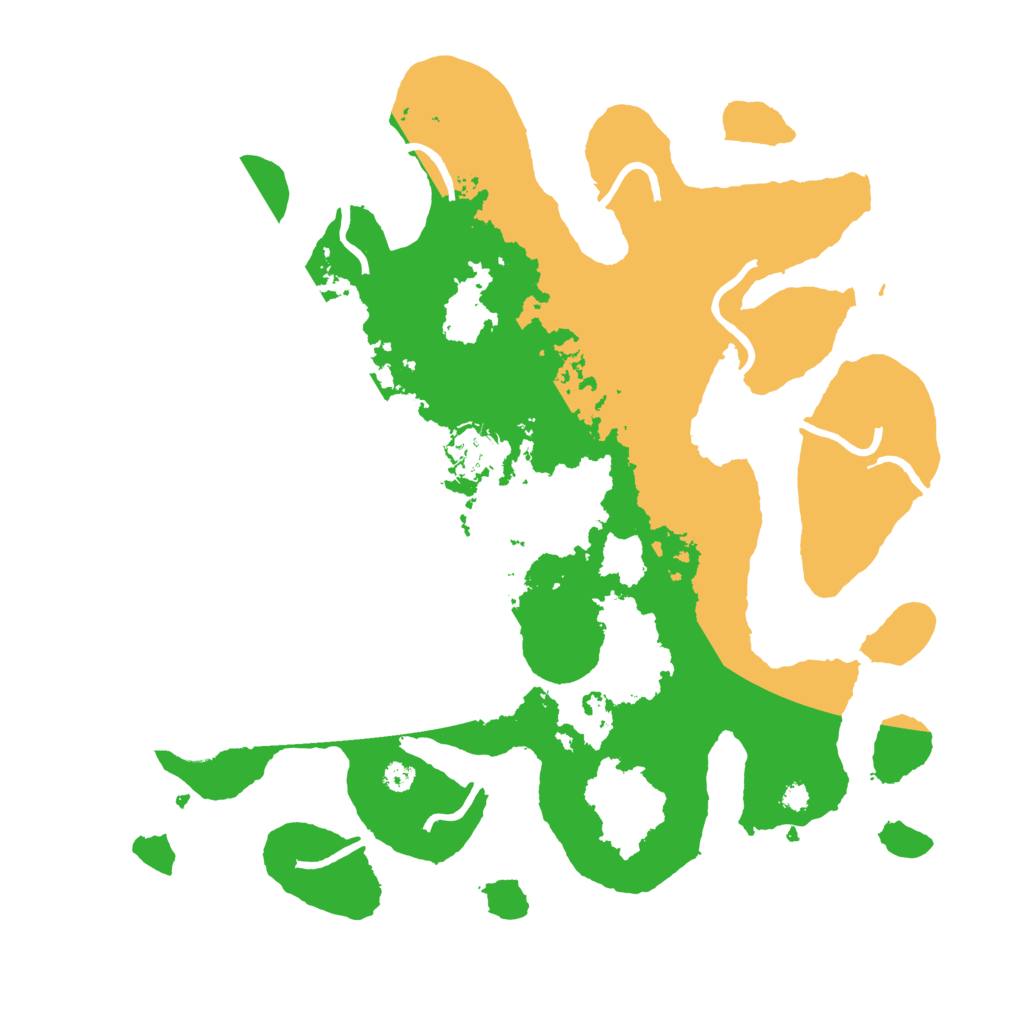 Biome Rust Map: Procedural Map, Size: 3500, Seed: 6421947