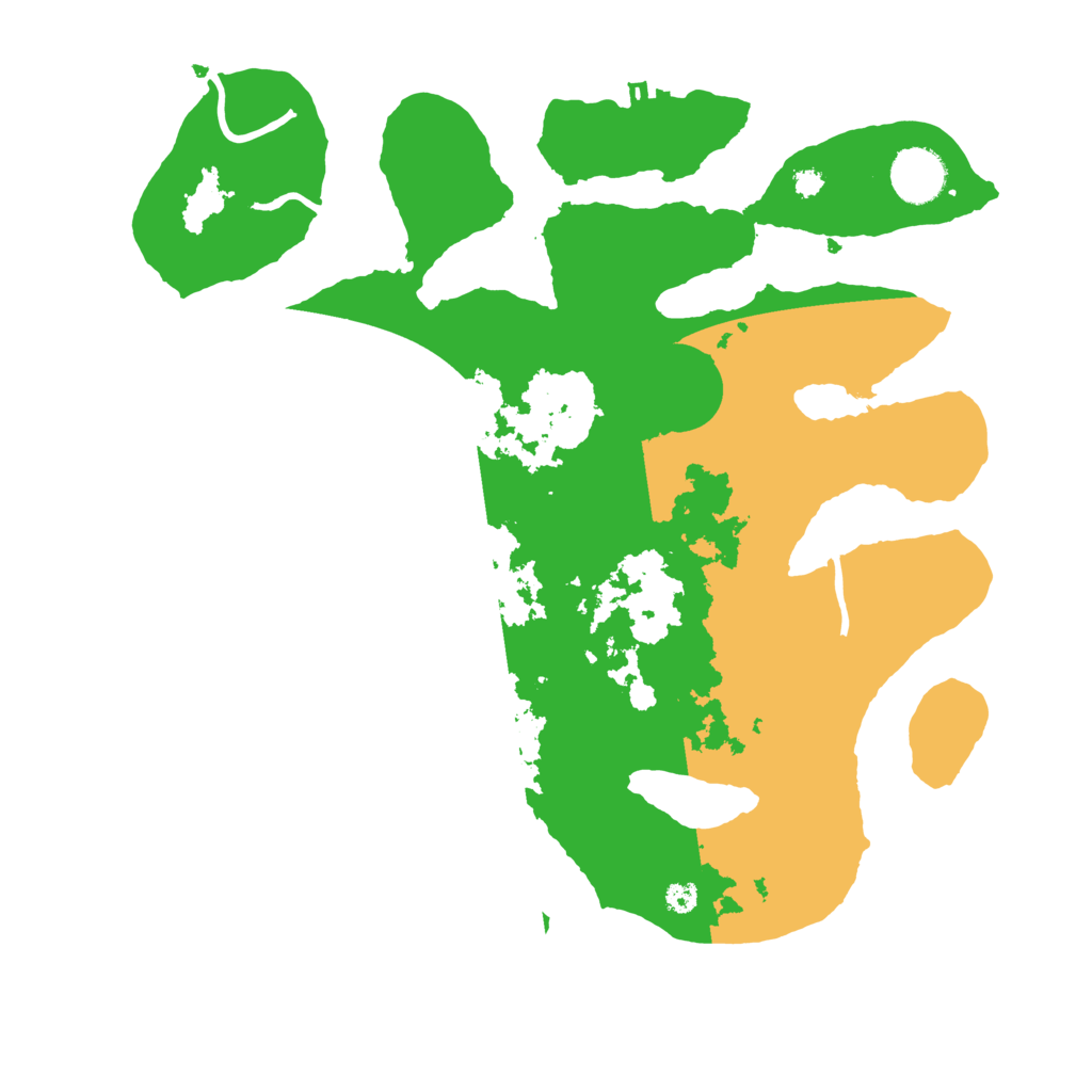 Biome Rust Map: Procedural Map, Size: 3500, Seed: 757008848