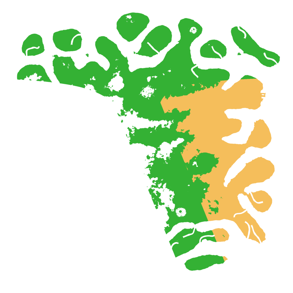 Biome Rust Map: Procedural Map, Size: 4500, Seed: 754078