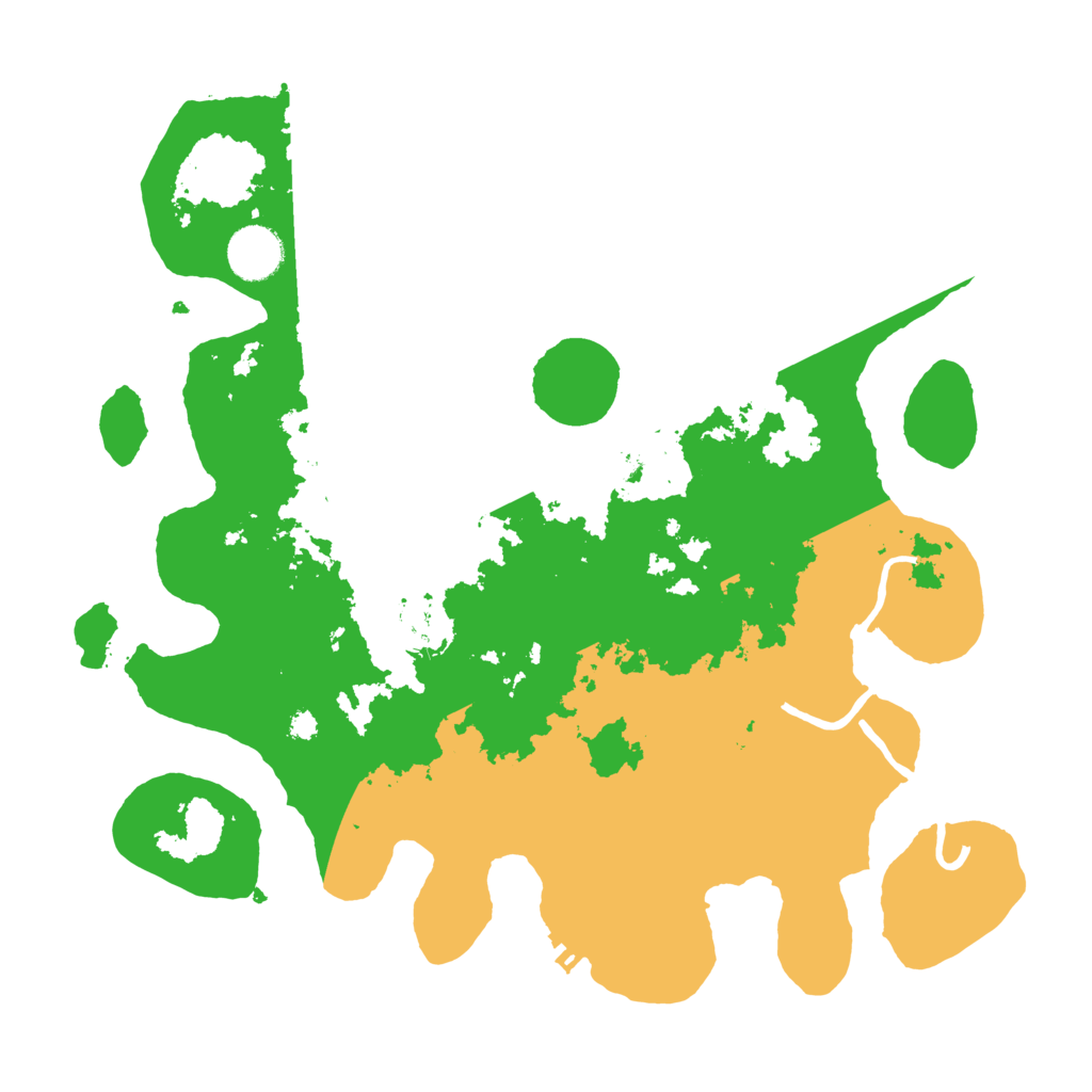 Biome Rust Map: Procedural Map, Size: 3500, Seed: 4049042