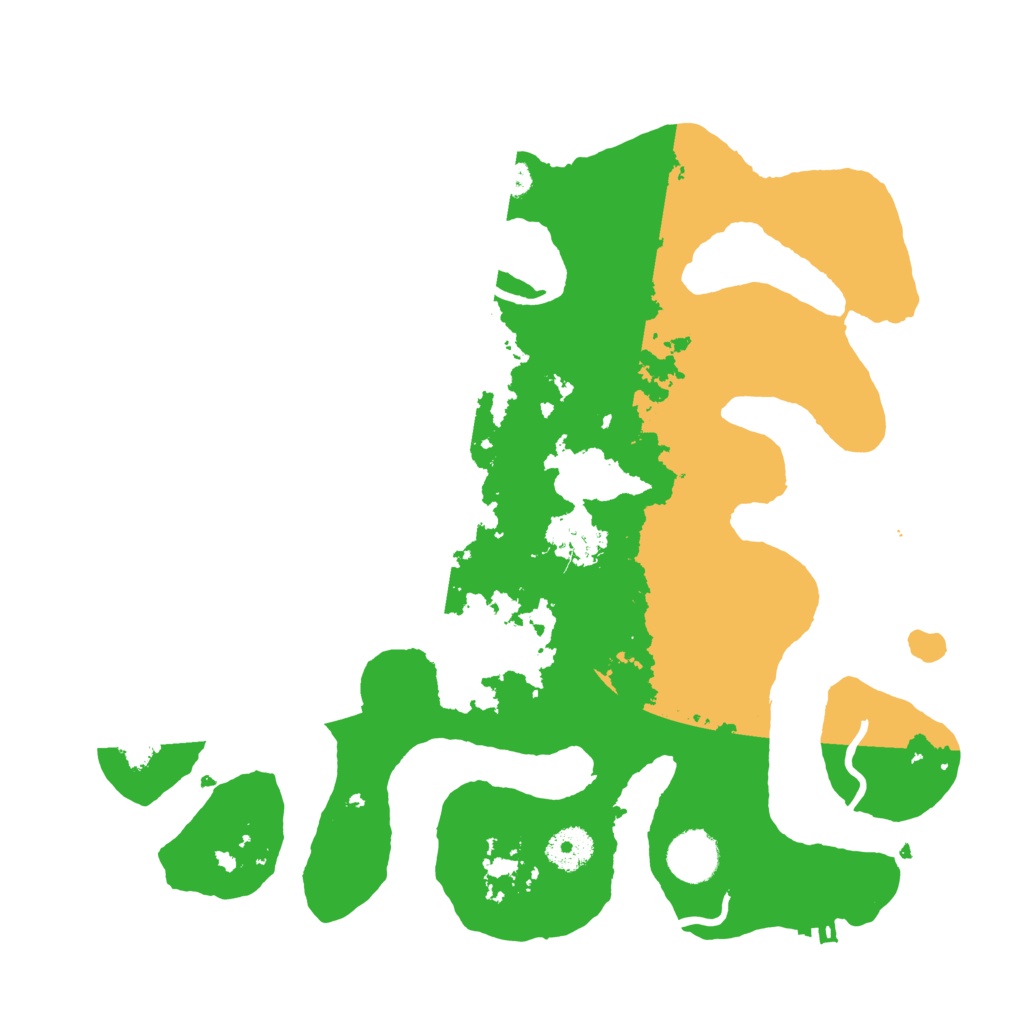 Biome Rust Map: Procedural Map, Size: 3500, Seed: 2880766