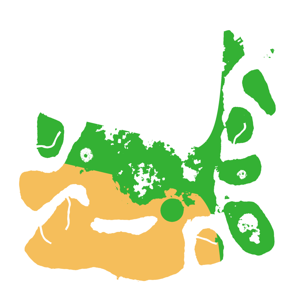 Biome Rust Map: Procedural Map, Size: 3500, Seed: 2094280