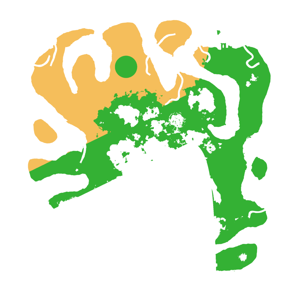 Biome Rust Map: Procedural Map, Size: 3500, Seed: 1917283