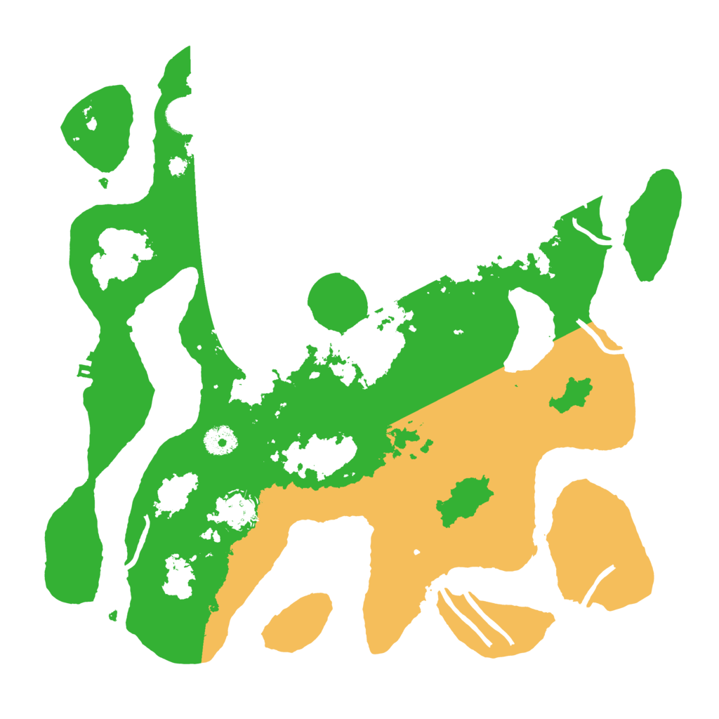 Biome Rust Map: Procedural Map, Size: 3500, Seed: 3240073