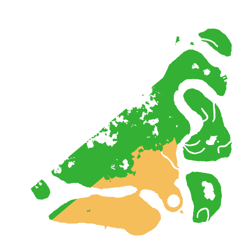 Biome Rust Map: Procedural Map, Size: 3500, Seed: 6165303