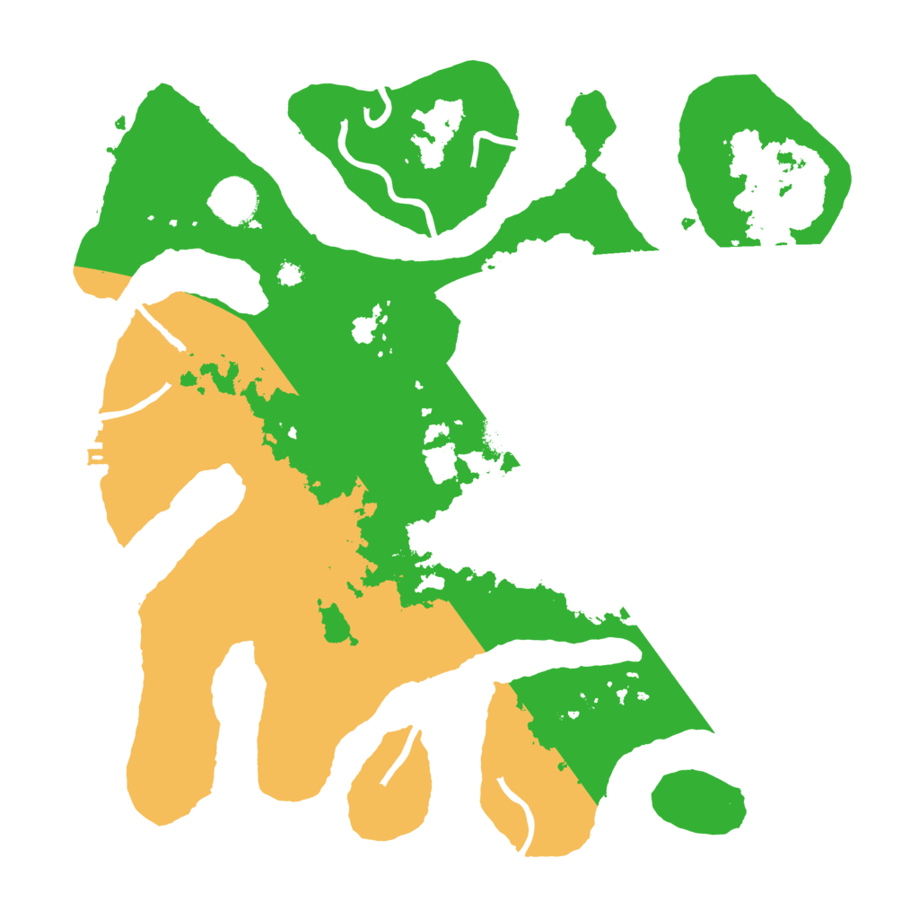 Biome Rust Map: Procedural Map, Size: 3500, Seed: 4617123