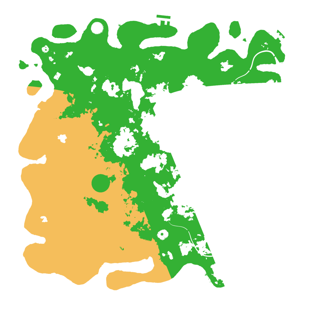 Biome Rust Map: Procedural Map, Size: 4500, Seed: 743176643