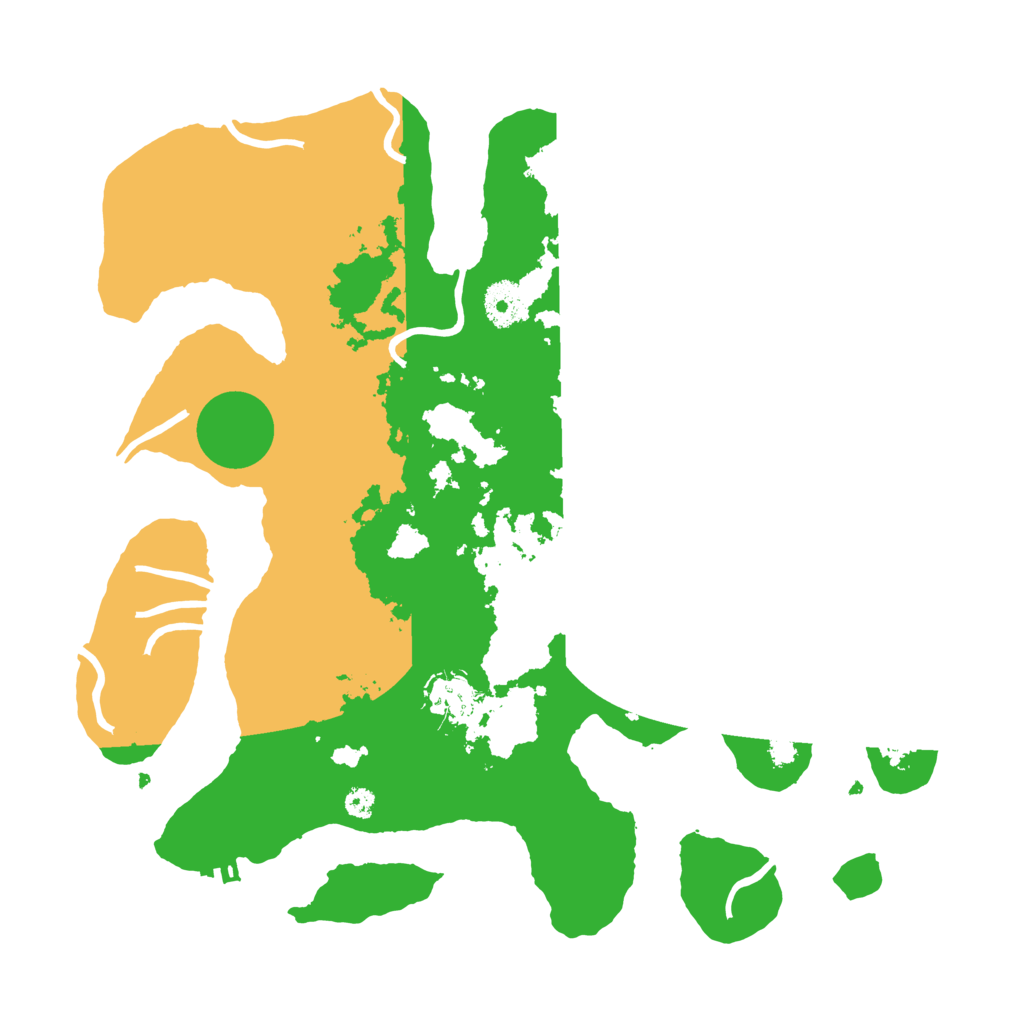 Biome Rust Map: Procedural Map, Size: 3500, Seed: 5353813